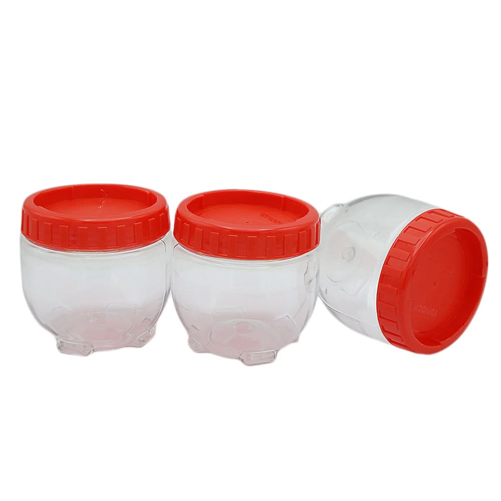 Top Lock Jar 3pes  - Red, Home & Lifestyle, Storage Boxes, Chase Value, Chase Value