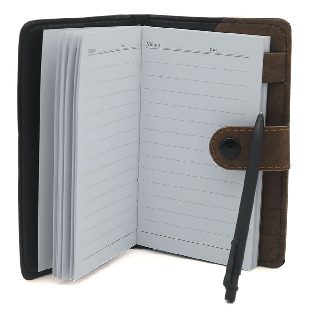 Notebook With Pen Medium 7260 - Brown, Kids, Notebooks And Diaries, Chase Value, Chase Value