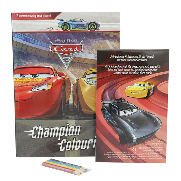 Activity Disney Cars, Kids, Kids Colouring Books, 3 to 6 Years, Chase Value