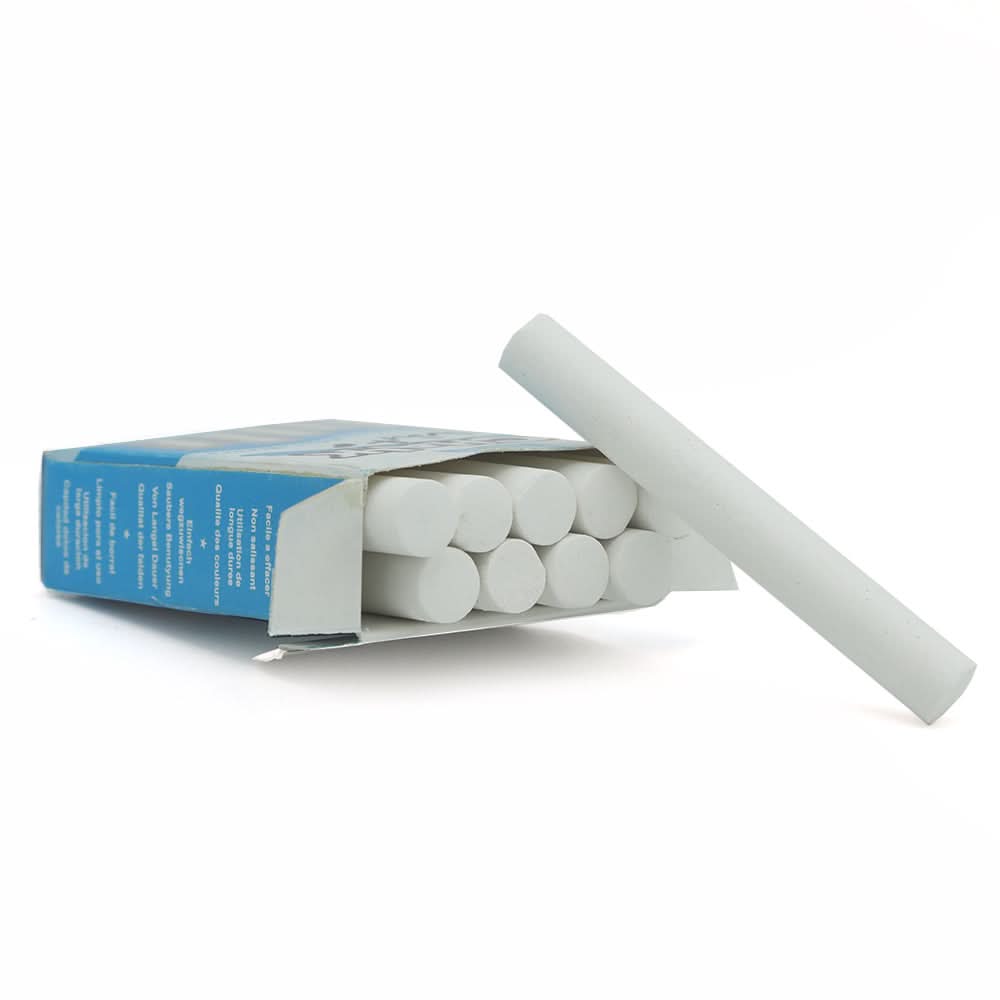 Mungyo White Chalk Card W-10 - White, Kids, Pencil Boxes And Stationery Sets, Chase Value, Chase Value