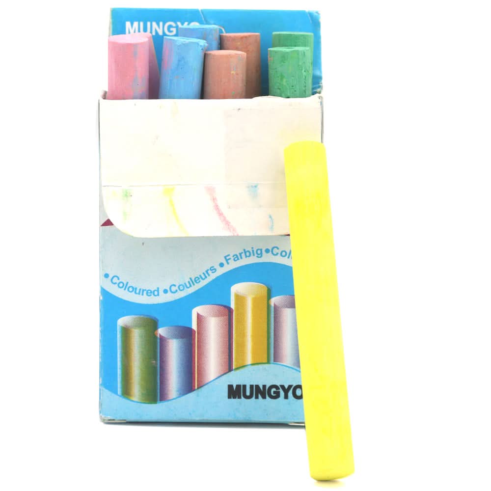 MUNGYO Dustless Chalk 10 Pcs Pack (CA-10) - Multi, Kids, Pencil Boxes And Stationery Sets, Chase Value, Chase Value