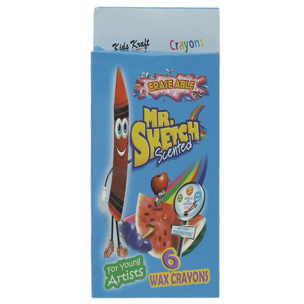 Kids Kraft Crayons 6 Colors Wc-6s - Multi, Kids, Pencil Boxes And Stationery Sets, Chase Value, Chase Value