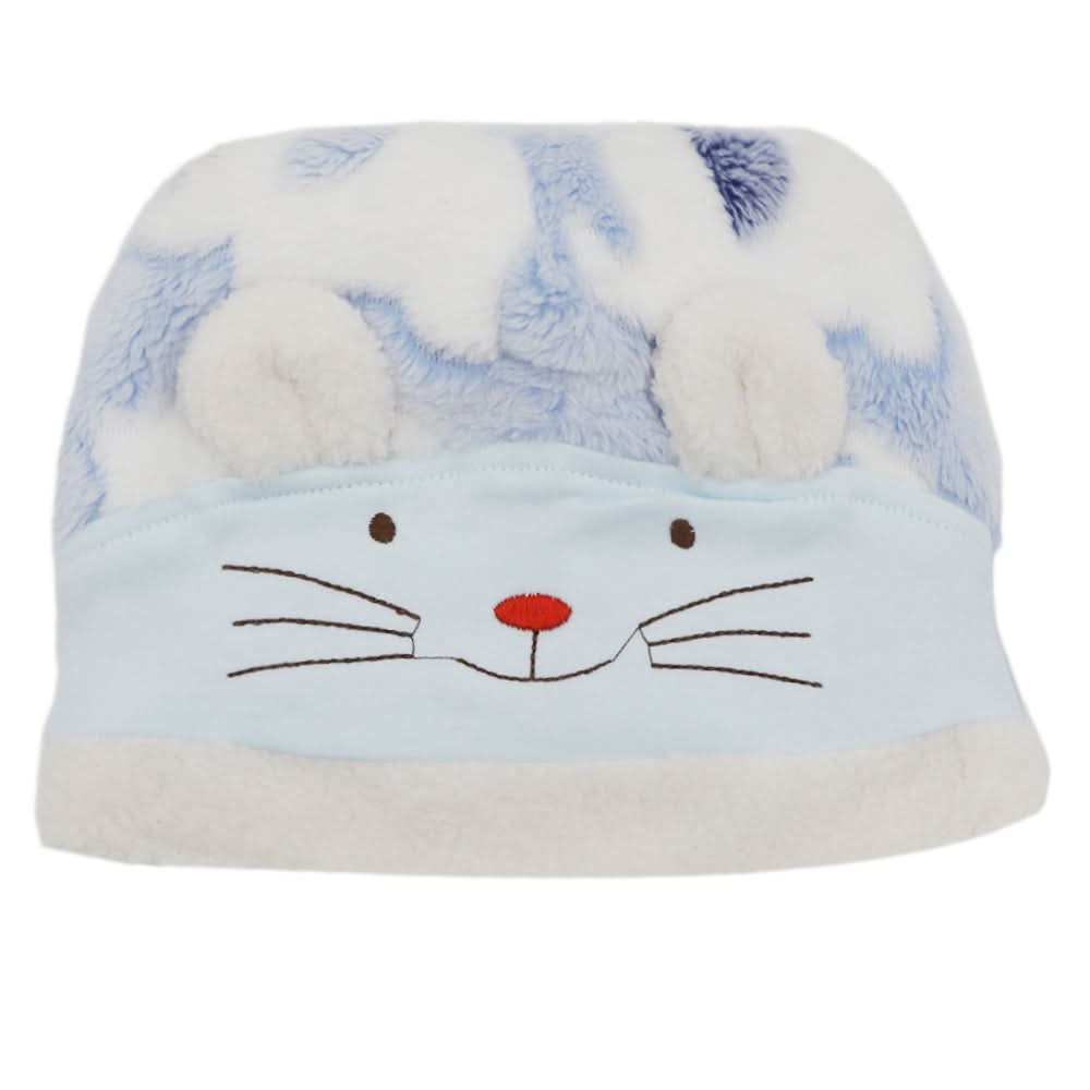 Newborn Kids Valvet Cap - Blue, Kids, Newborn Caps, Shoes & Socks, Chase Value, Chase Value