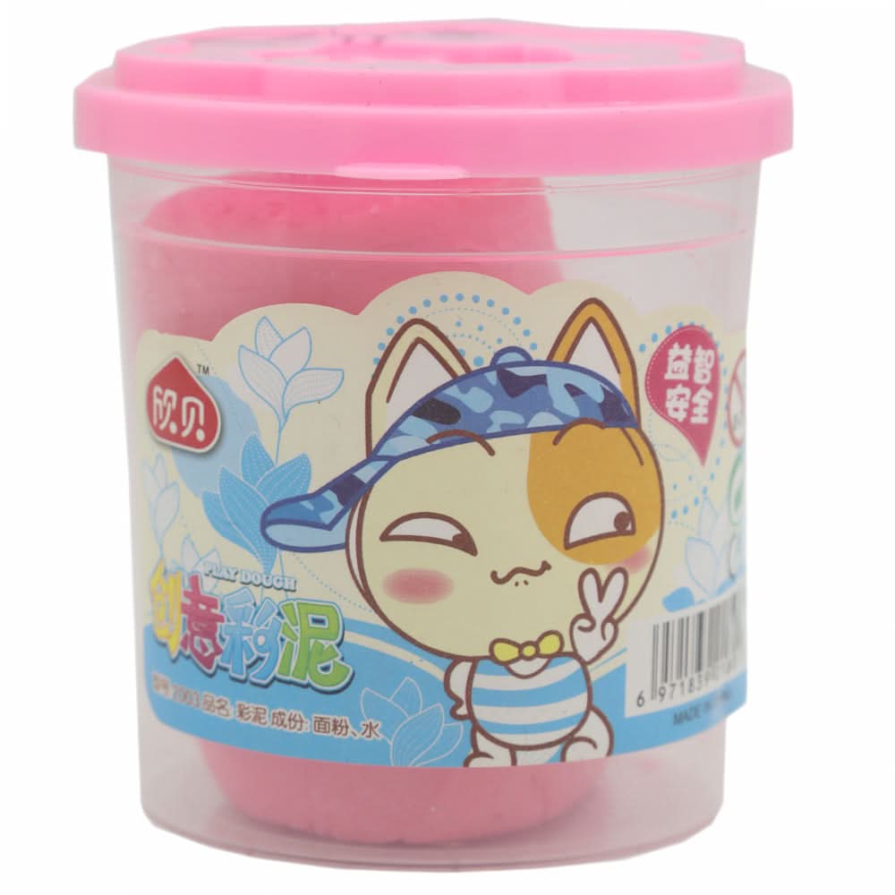 Clay 1 Color Bucket Shape 2003 - Pink, Kids, Clay And Slime, Chase Value, Chase Value