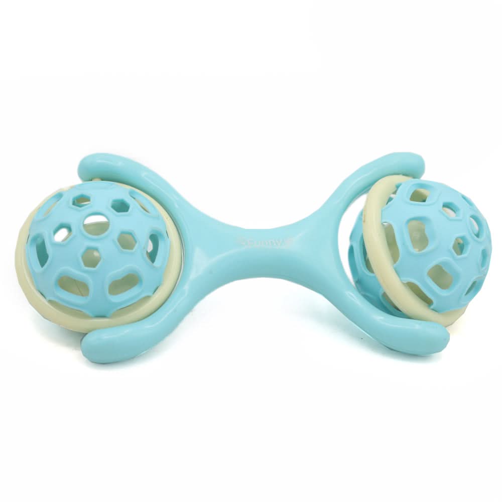 Shake Bell Dumbbell 8pcs Box S670-1 - Blue, Kids, New Born Rattles And Toys, Chase Value, Chase Value