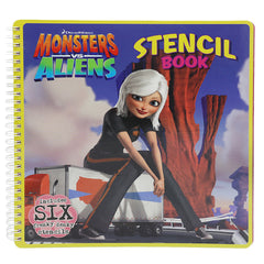 Stencil Book Monsters Vs Aliens, Kids, Kids Educational Books, 6 to 9 Years, Chase Value
