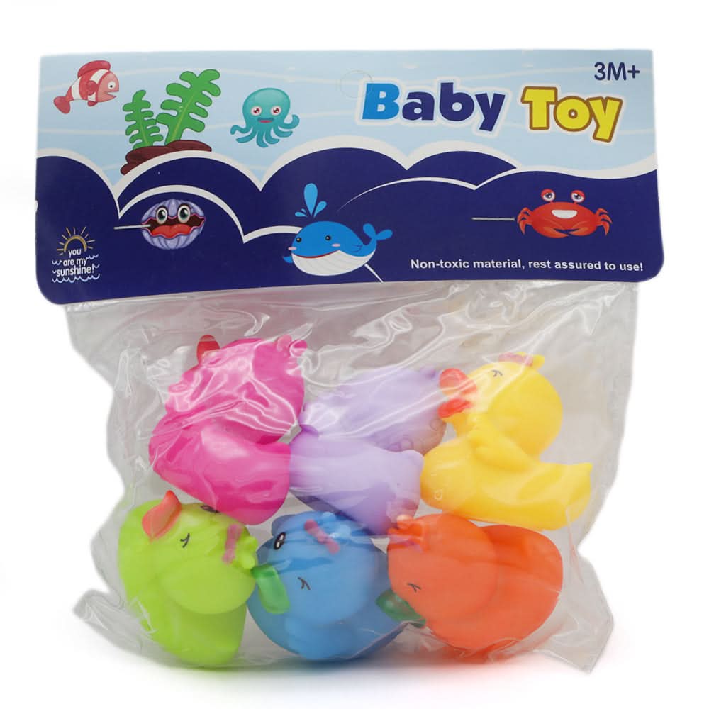 Cho Cho Duck 6 Pcs 3474 - Multi, Kids, Stuffed Toys, Chase Value, Chase Value