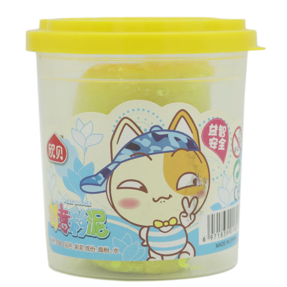 Clay 1 Color Bucket Shape 2003 - Yellow, Kids, Clay And Slime, Chase Value, Chase Value