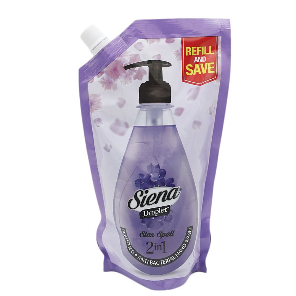 Siena Droplet Hand Wash Pouch 450Ml, Beauty & Personal Care, Hand Wash, Chase Value, Chase Value