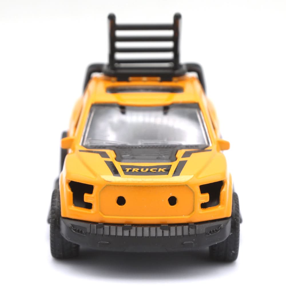 Pull Back Metal Car Vigo 3680 - Yellow, Kids, Non-Remote Control, Chase Value, Chase Value