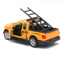 Pull Back Metal Car Vigo 3680 - Yellow, Kids, Non-Remote Control, Chase Value, Chase Value