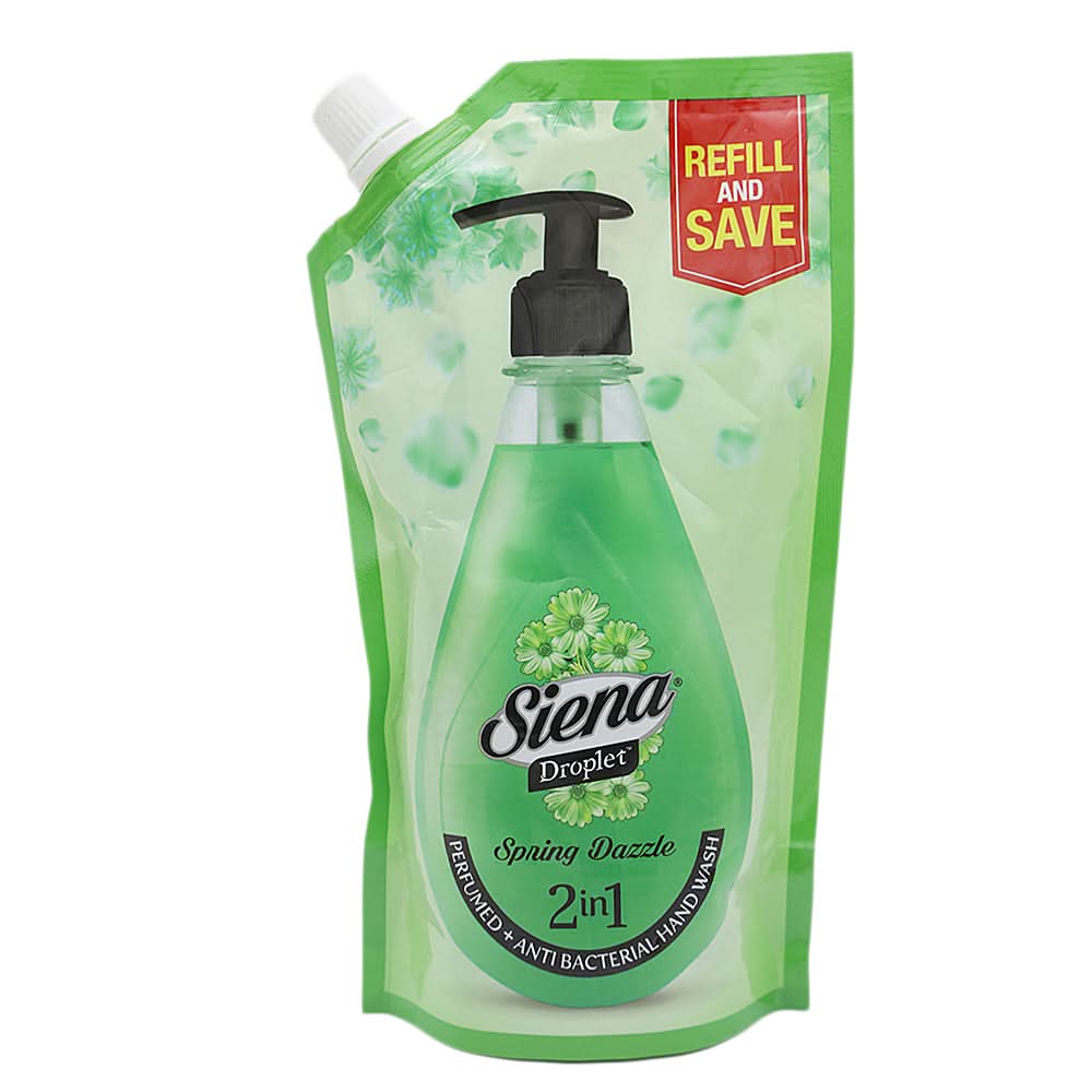 Siena Droplet Hand Wash Pouch 450Ml, Beauty & Personal Care, Hand Wash, Chase Value, Chase Value