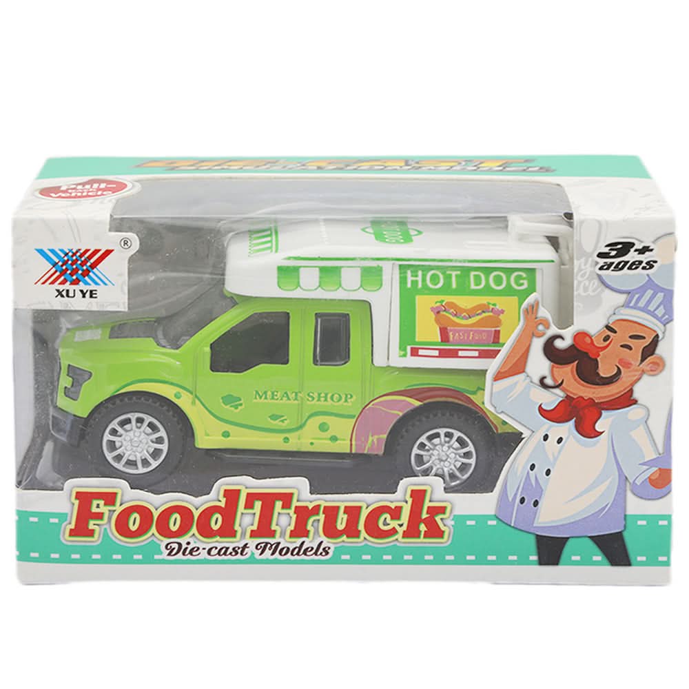 Pull Back Metal Car 3679 - Green, Kids, Non-Remote Control, Chase Value, Chase Value