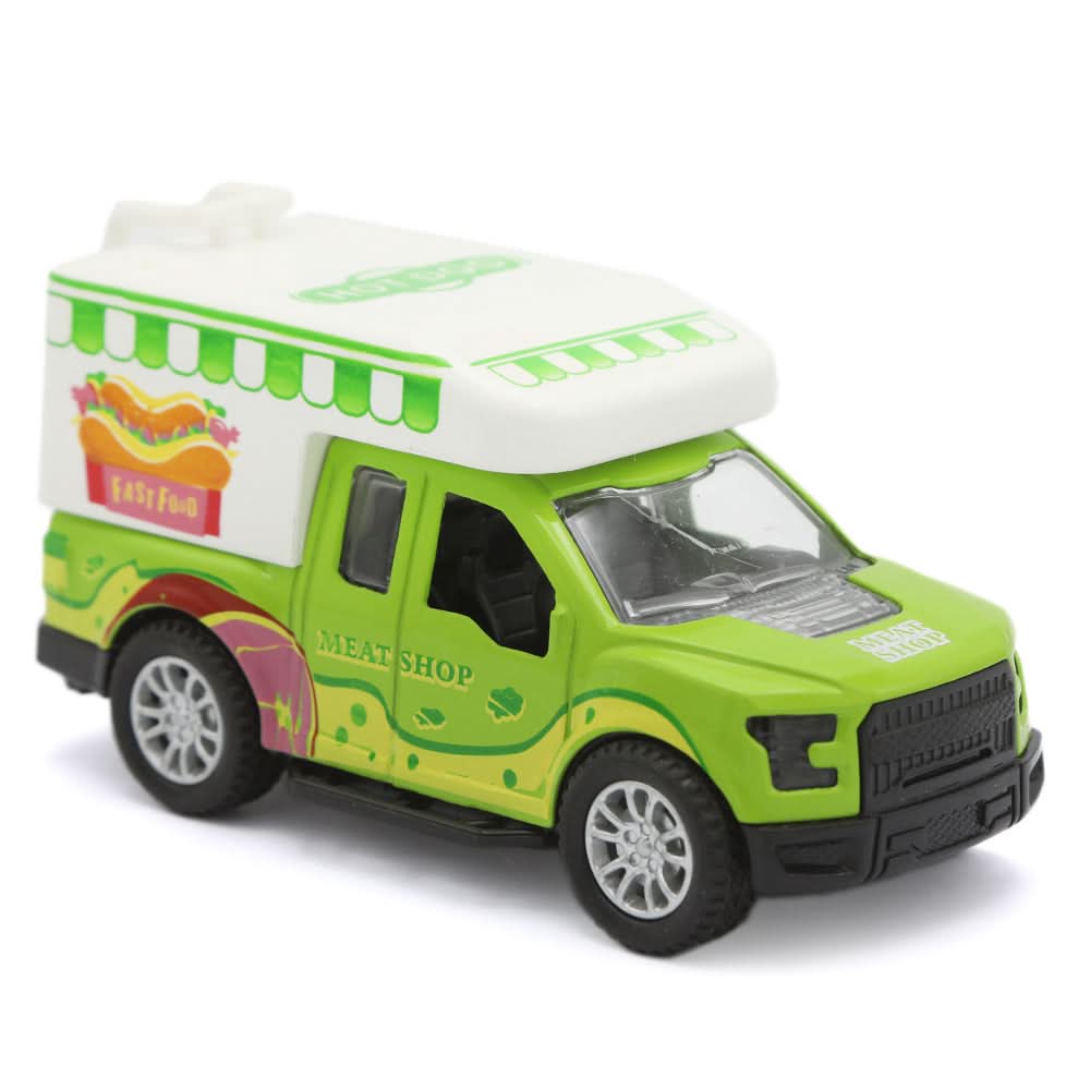 Pull Back Metal Car 3679 - Green, Kids, Non-Remote Control, Chase Value, Chase Value