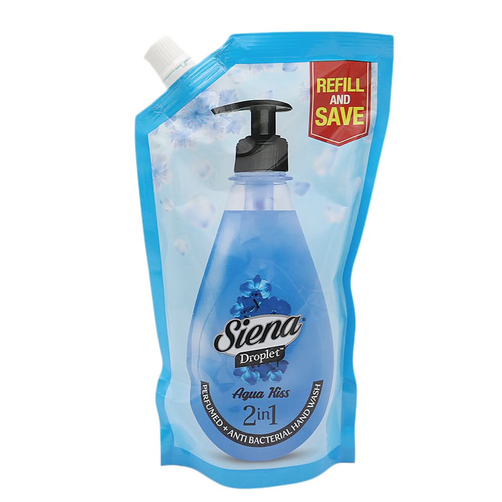 Siena Droplet Hand Wash Pouch 450Ml, Beauty & Personal Care, Hand Wash, Chase Value, Chase Value