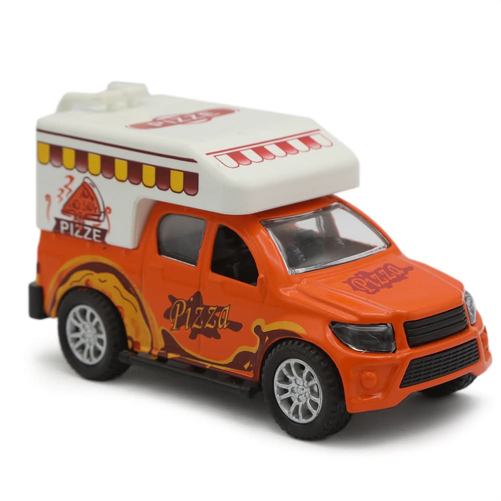 Pull Back Metal Car 3679 - Orange, Kids, Non-Remote Control, Chase Value, Chase Value