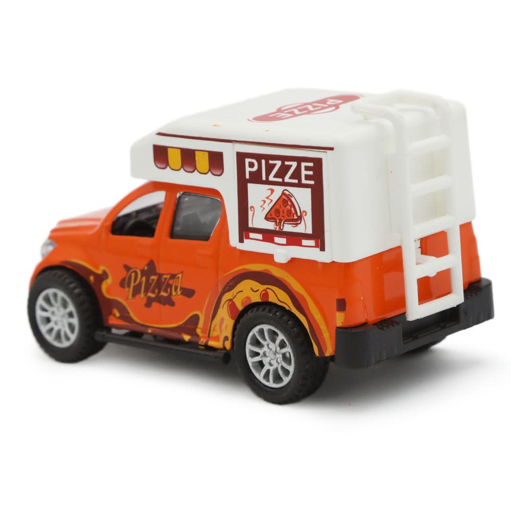 Pull Back Metal Car 3679 - Orange, Kids, Non-Remote Control, Chase Value, Chase Value