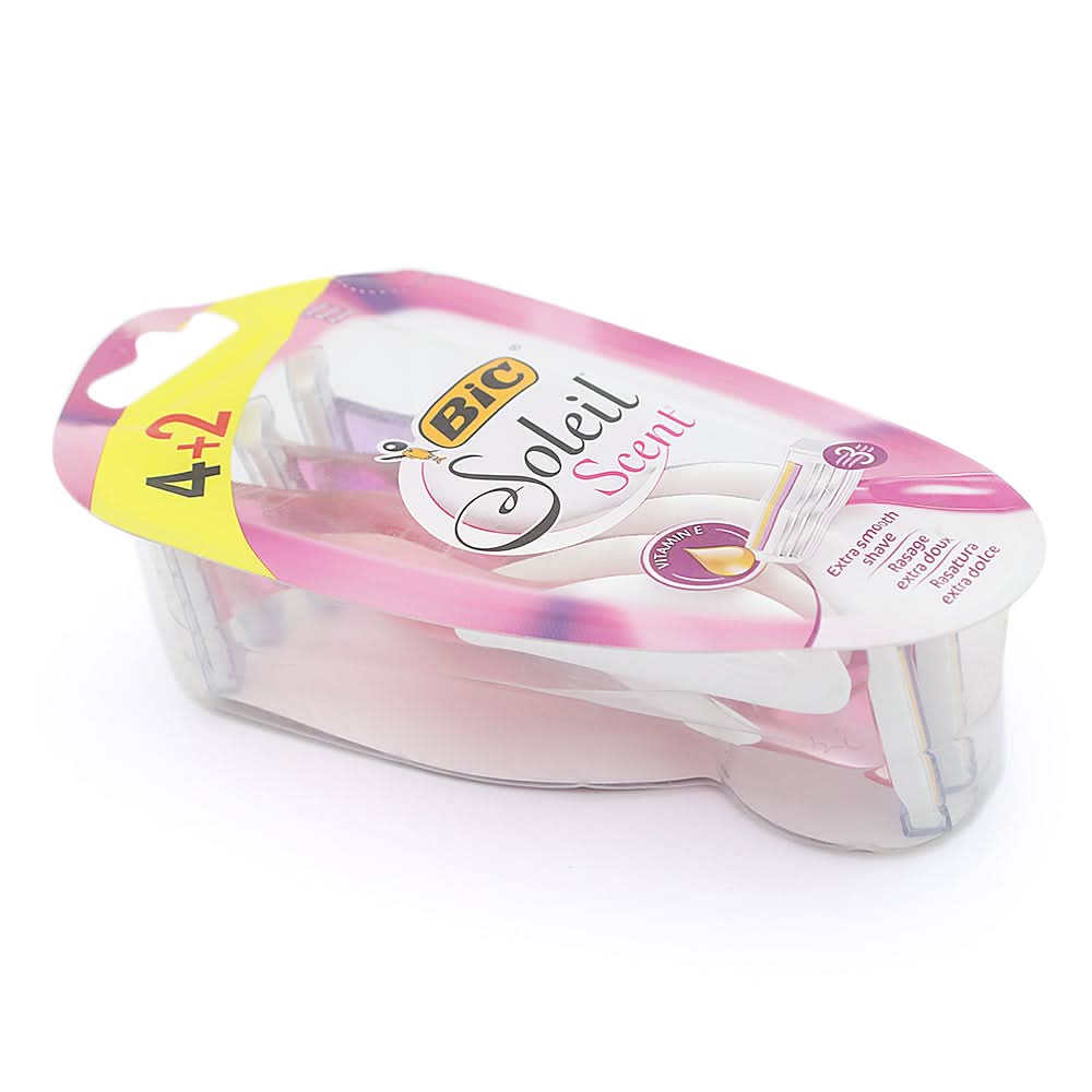 Bic Soleil Ladyscent 4+2 Razor, Beauty & Personal Care, Skin Treatments, Bic, Chase Value