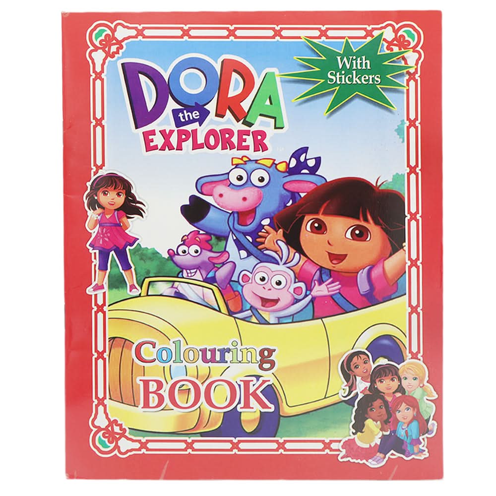 Dora Explorer Book, Kids, Kids Colouring Books, 3 to 6 Years, Chase Value