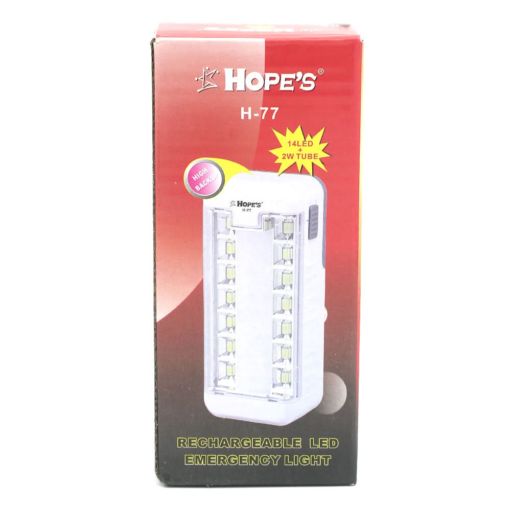 Rechargeable LED Light (H-77) - Yellow, Home & Lifestyle, Emergency Lights & Torch, Chase Value, Chase Value