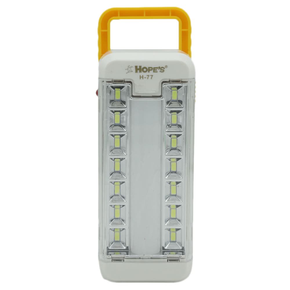Rechargeable LED Light (H-77) - Yellow, Home & Lifestyle, Emergency Lights & Torch, Chase Value, Chase Value