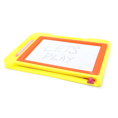 Magic Slate Square Shape - Yellow, Kids, Writing Boards And Slates, Chase Value, Chase Value