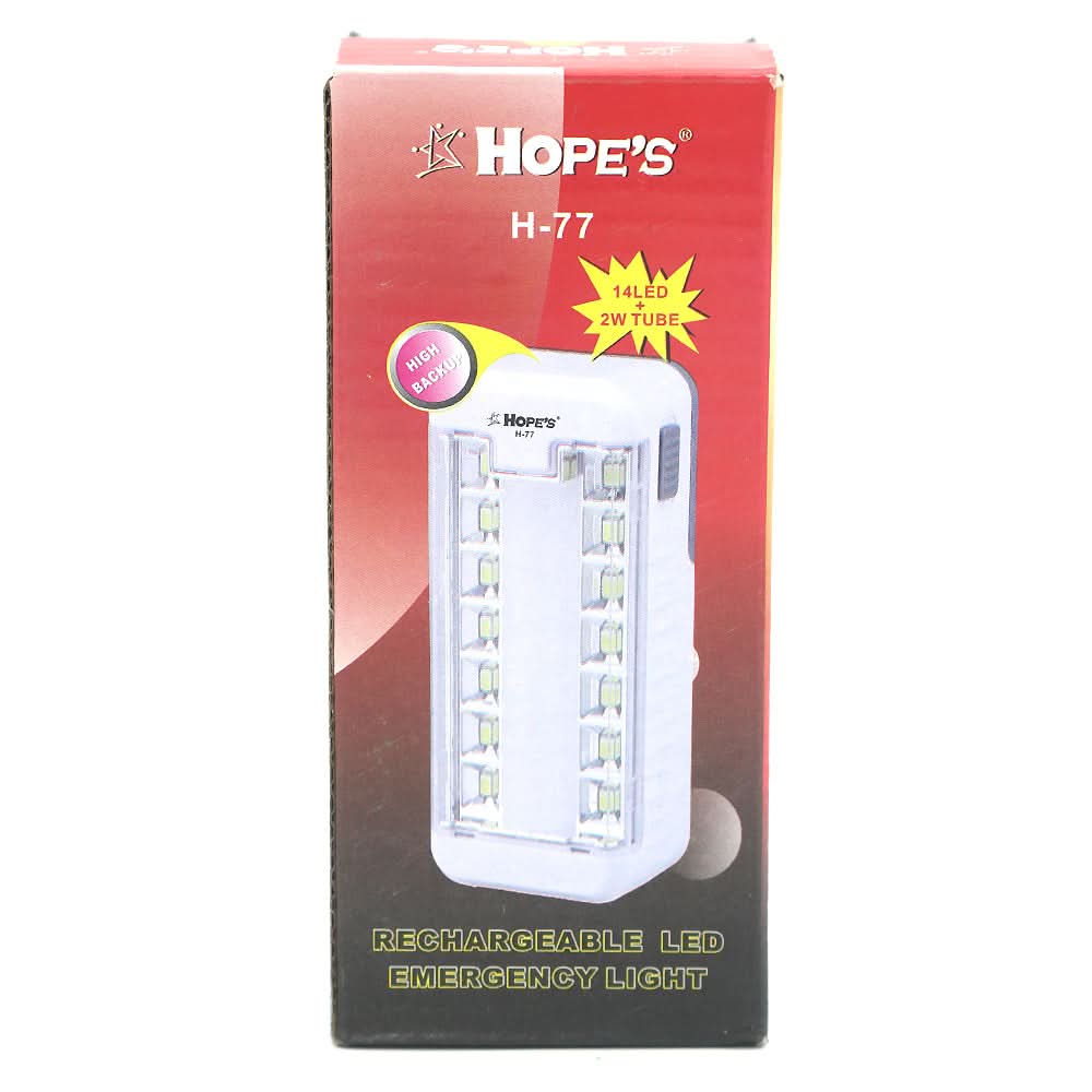 Rechargeable LED Light (H-77) - Blue, Home & Lifestyle, Emergency Lights & Torch, Chase Value, Chase Value