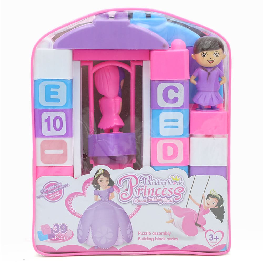 Education Block Set With Pvc Bag, Kids, Educational Toys, Chase Value, Chase Value