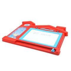 Magic Slate House White Toy 708 - Red, Kids, Writing Boards And Slates, Chase Value, Chase Value