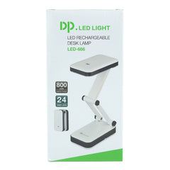 DP Rechargeable LED Desk Lamp (LED-666) - Blue, Home & Lifestyle, Emergency Lights & Torch, Chase Value, Chase Value