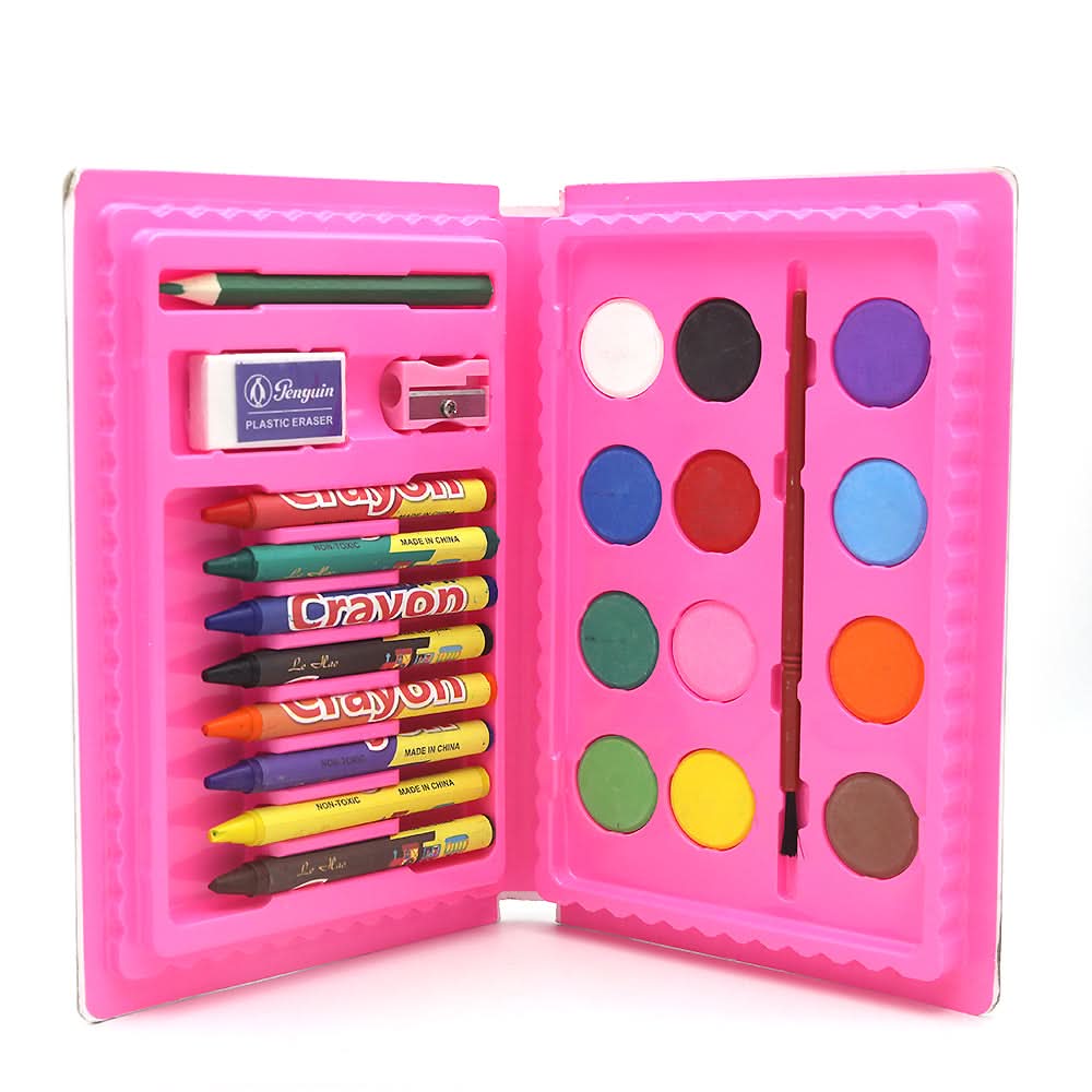 Color kit 25 Color Set  CK-24 - Pink, Kids, Pencil Boxes And Stationery Sets, Chase Value, Chase Value
