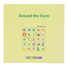 Activity Word Search - Around the Farm, Kids, Kids Colouring Books, 3 to 6 Years, Chase Value