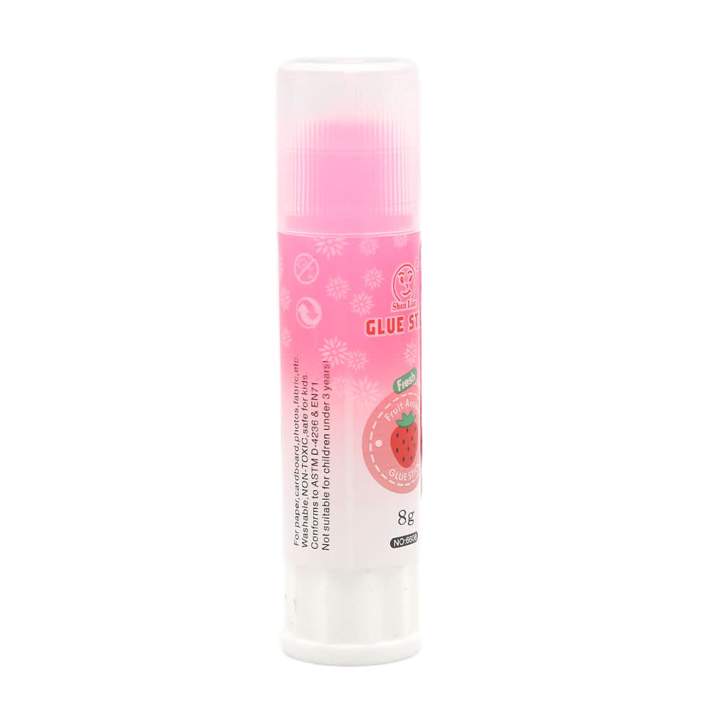 Shen Lian Gum Stick Multicolor 6608 - Pink, Kids, Pencil Boxes And Stationery Sets, Chase Value, Chase Value