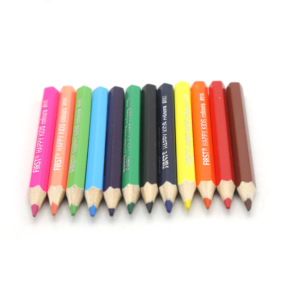 Kids First Color pencil 12 Pcs Se - Multi, Kids, Colouring Tools, Chase Value, Chase Value