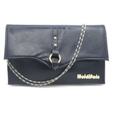Women's Clutch Kam-2057 - Navy Blue, Women, Clutches, Chase Value, Chase Value