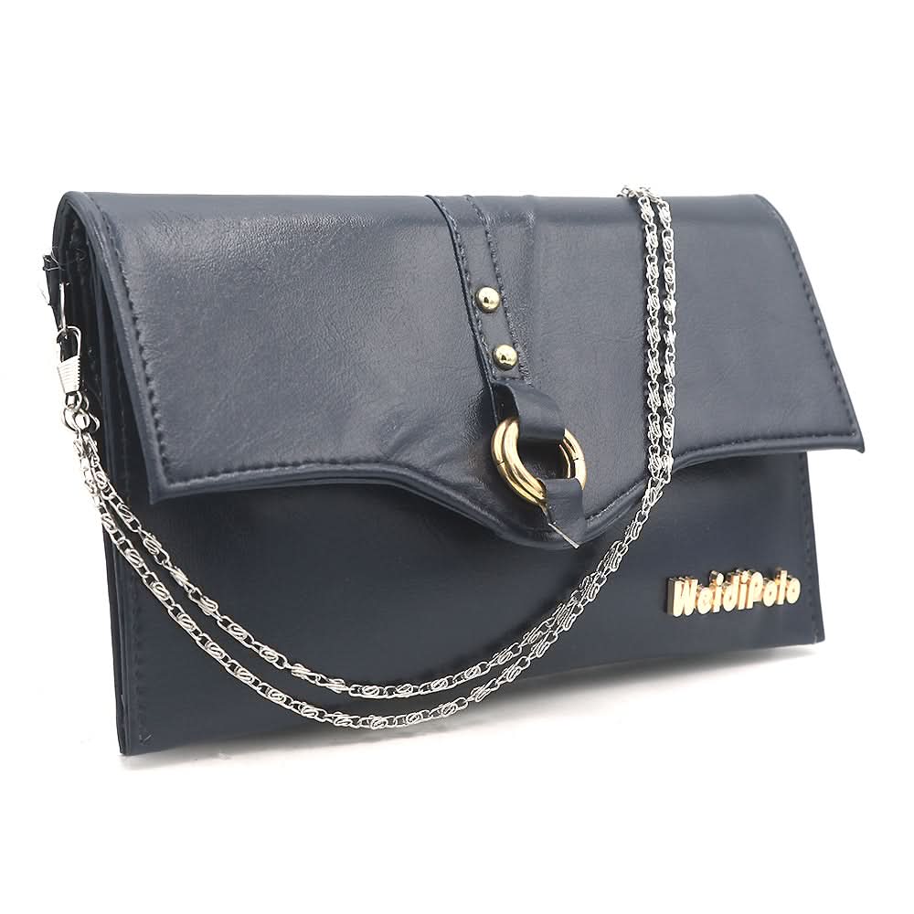 Women's Clutch Kam-2057 - Navy Blue, Women, Clutches, Chase Value, Chase Value