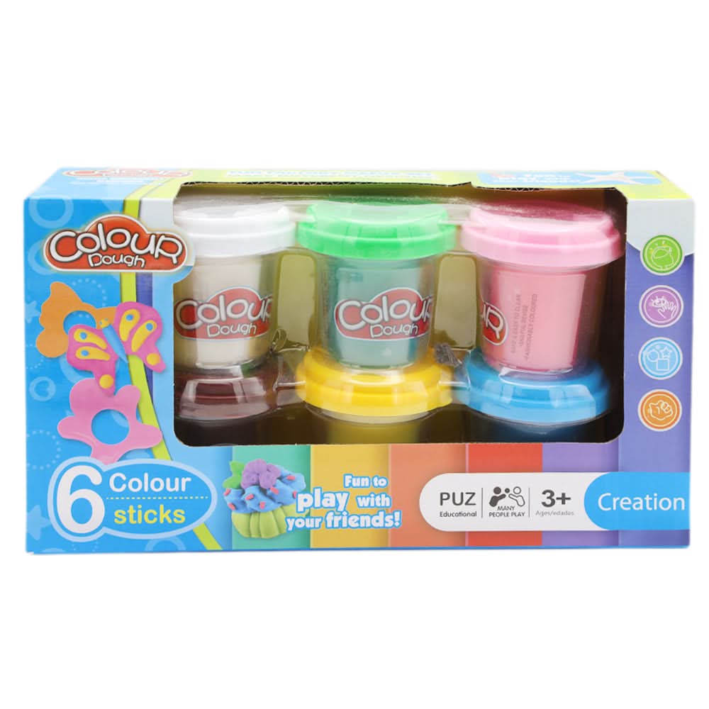Clay 6Pc Color Dough 3777 - Multi, Kids, Clay And Slime, Chase Value, Chase Value