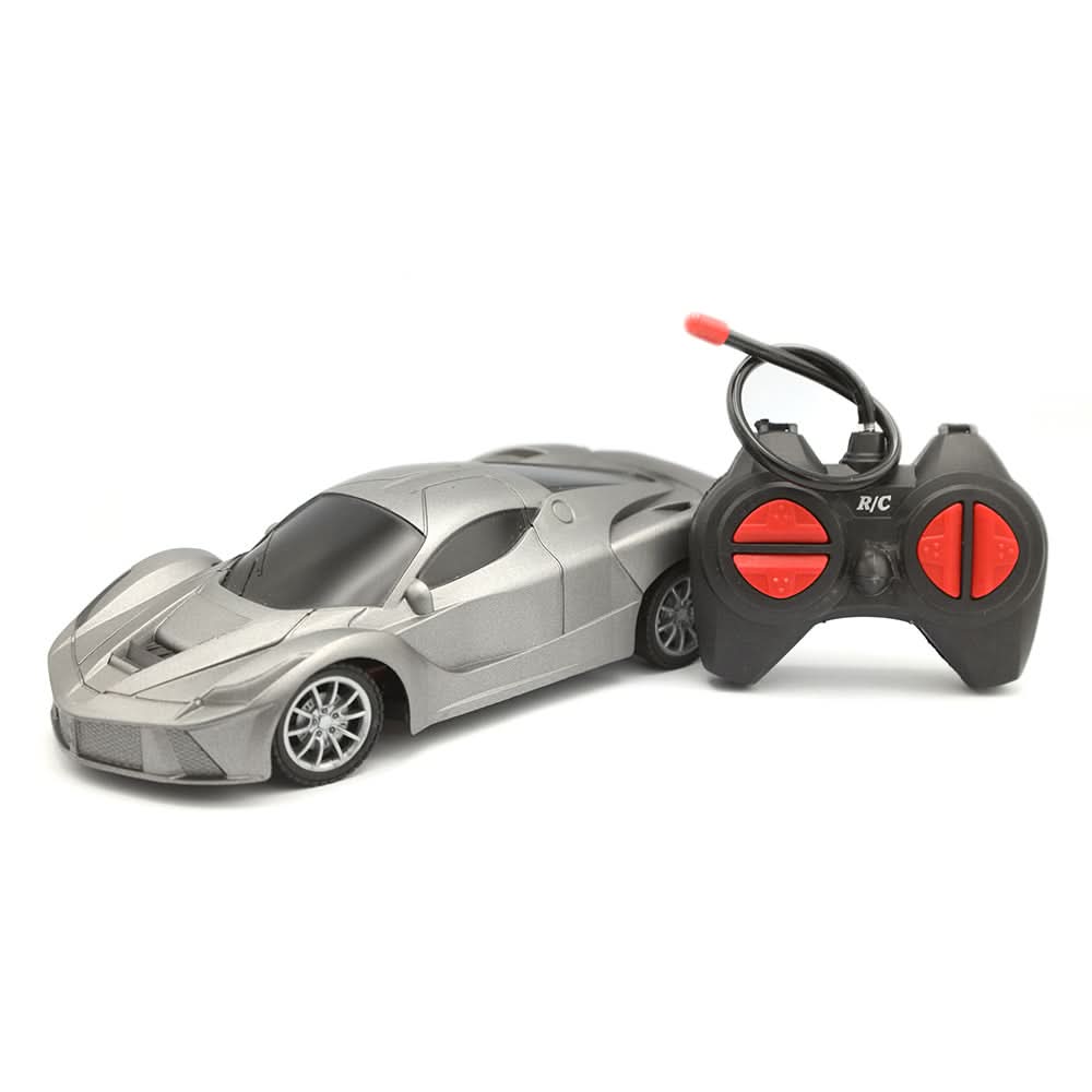 Car With Charger 3221 - Grey, Kids, Battery Operated Toys, Chase Value, Chase Value