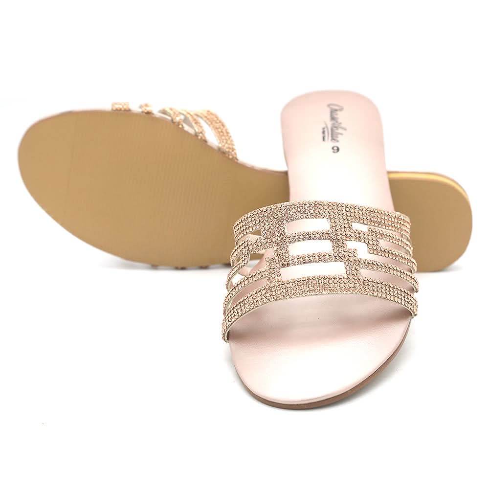 Women's Fancy Slippers 807 - Peach, Women, Slippers, Chase Value, Chase Value
