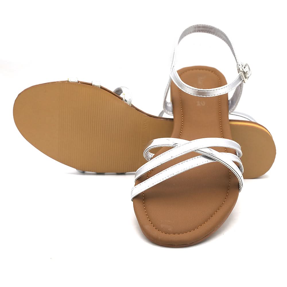 Women's Sandals F-907 - Silver, Women, Sandals, Chase Value, Chase Value