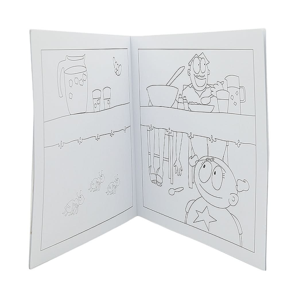 Colouring Colouring Book-12, Kids, Kids Colouring Books, 6 to 9 Years, Chase Value