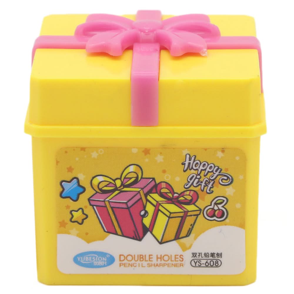 Gift Sharpner Ys-608 - Yellow, Kids, Pencil Boxes And Stationery Sets, Chase Value, Chase Value