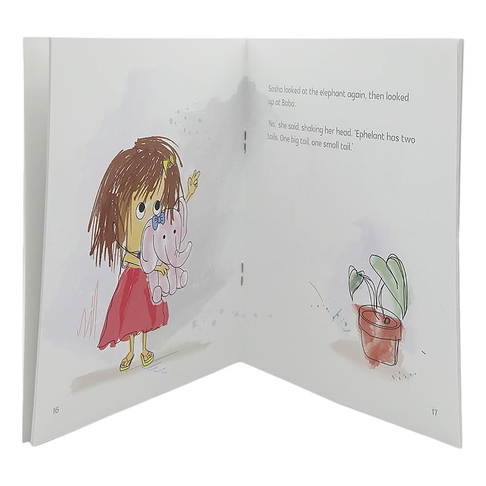 Story Sasha Says Ephelant, Kids, Kids Story Books, 6 to 9 Years, Chase Value