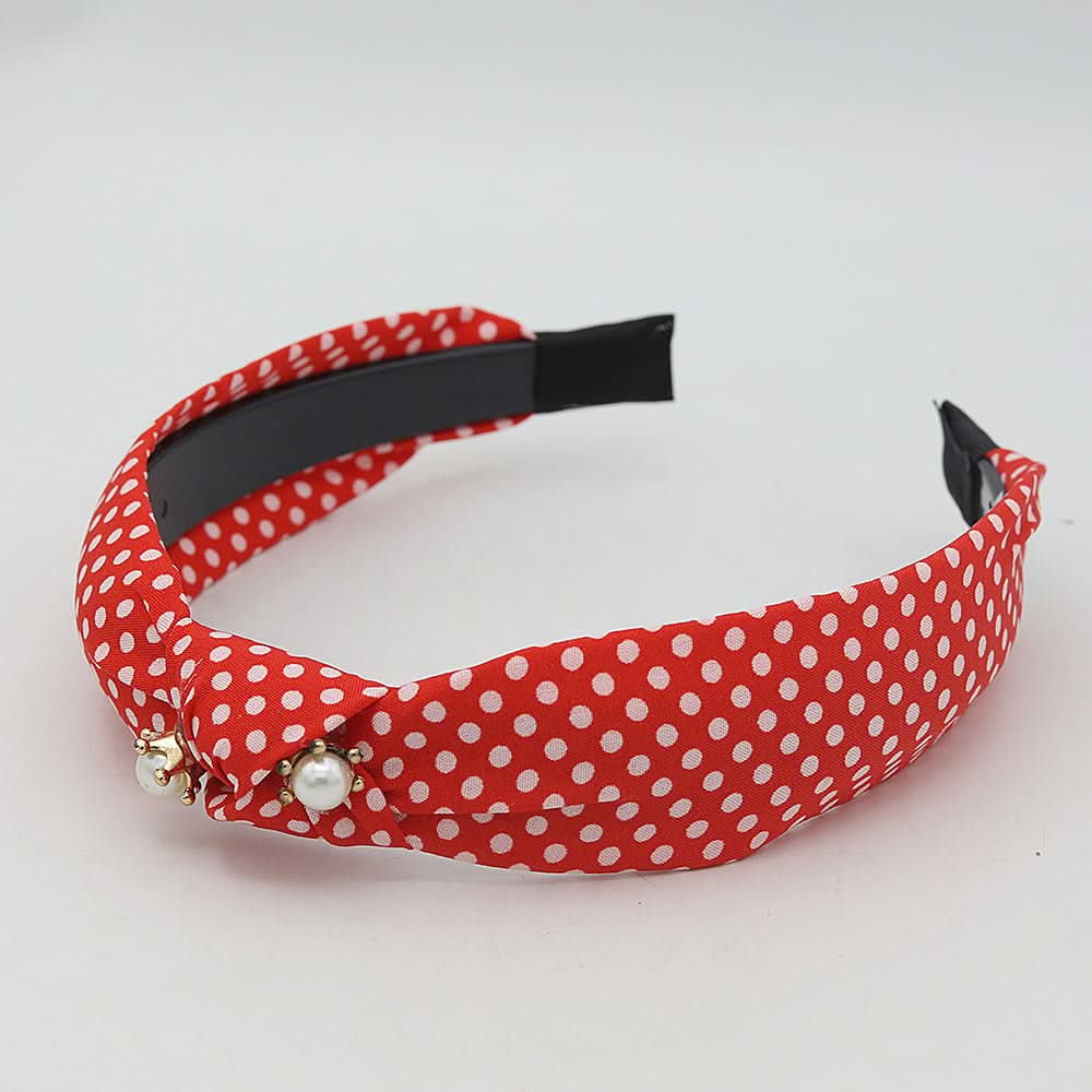 Girls Fancy Hair Band - Red, Kids, Hair Accessories, Chase Value, Chase Value