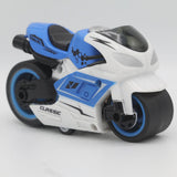 Die Cast Pull Back Metal Motorcycle - Blue, Kids, Non-Remote Control, Chase Value, Chase Value