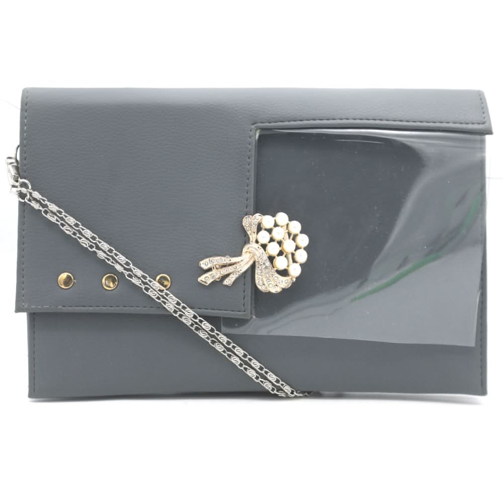 Women's Clutch K-2031 - Grey, Women, Clutches, Chase Value, Chase Value
