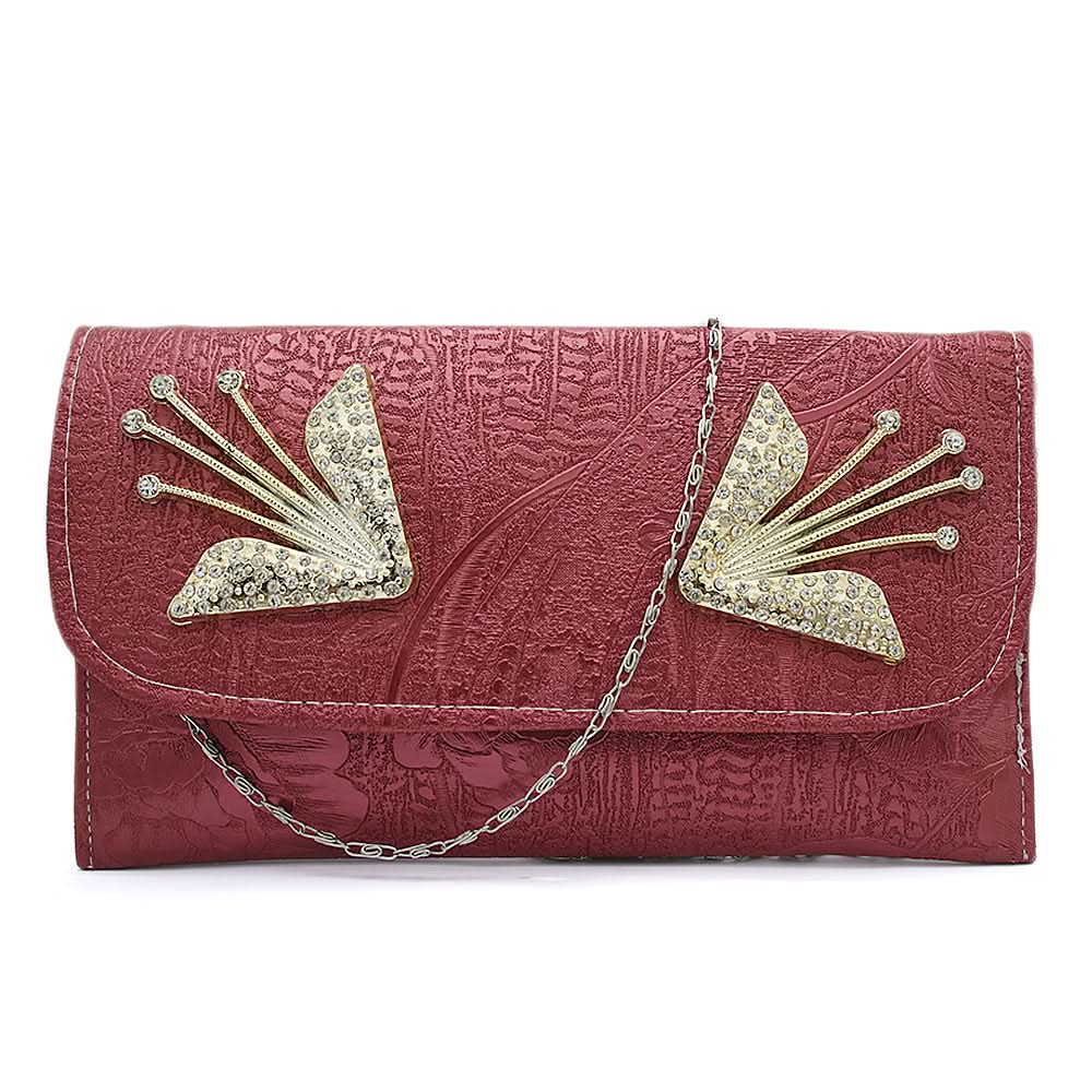 Women Clutch - Maroon, Women, Clutches, Chase Value, Chase Value