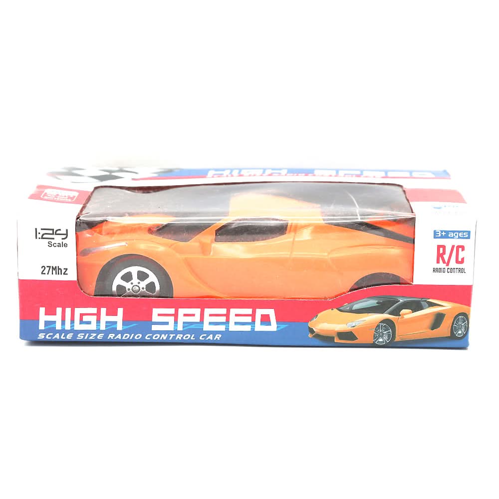 Remote Control Car Without Charging - Orange, Kids, Remote Control, Chase Value, Chase Value