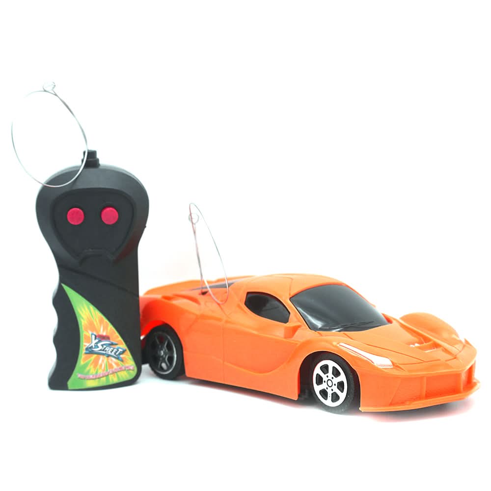 Remote Control Car Without Charging - Orange, Kids, Remote Control, Chase Value, Chase Value