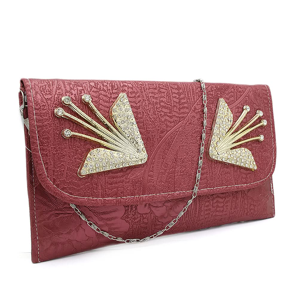 Women Clutch - Maroon, Women, Clutches, Chase Value, Chase Value